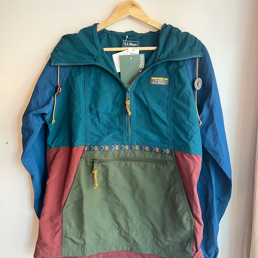 L.L.Bean Multicolor Anorak Jacket
